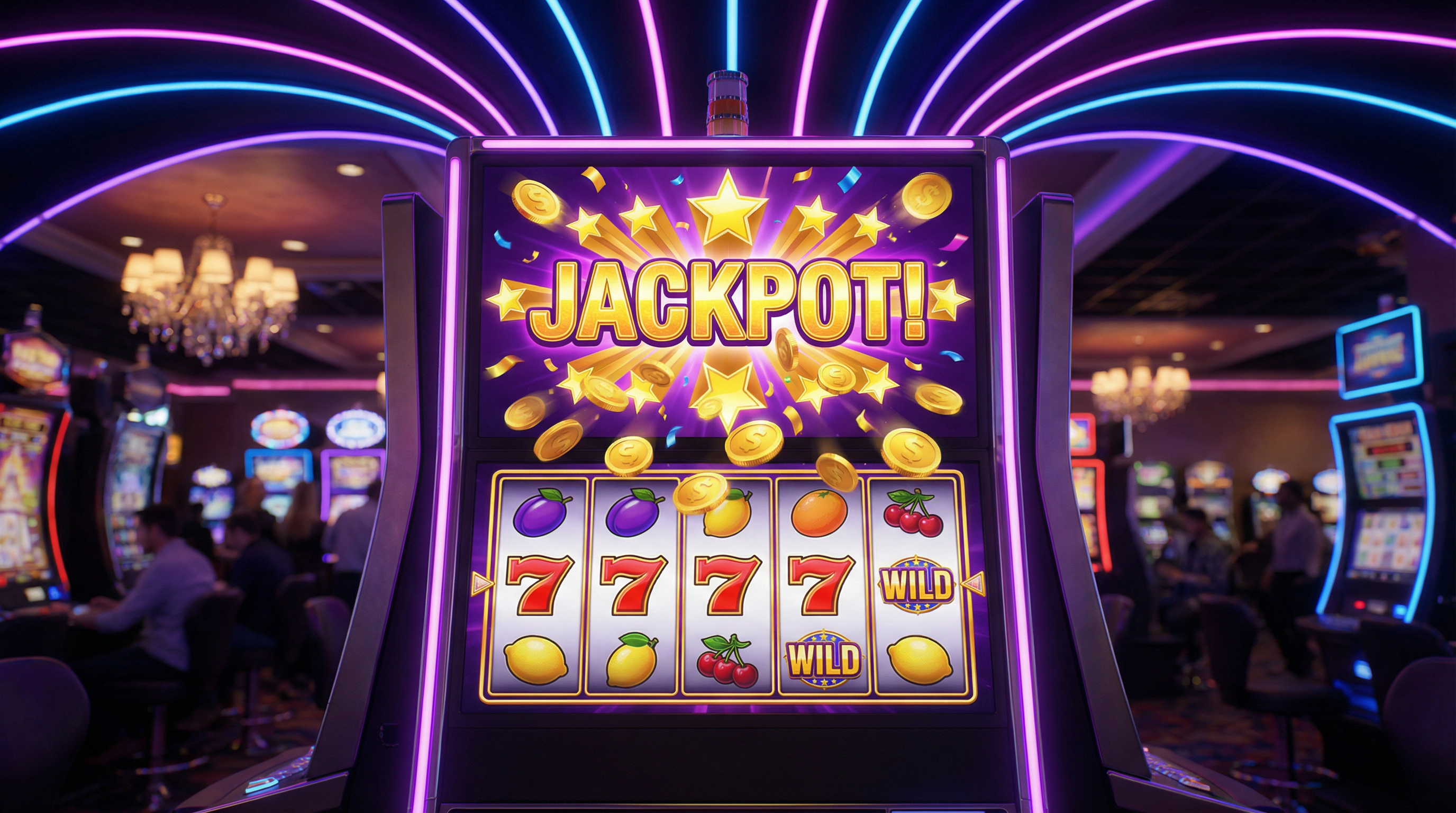 老虎机游戏界面展示